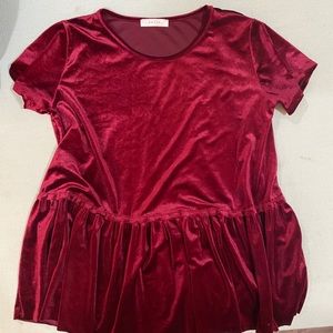 Velvet Babydoll Tee